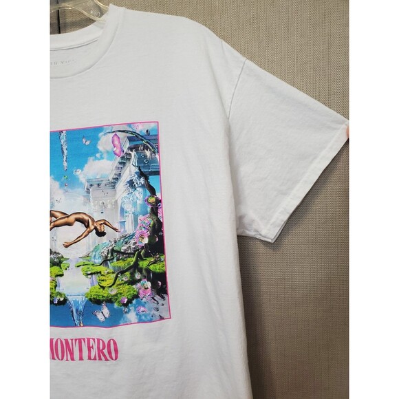 Lil Nas X Montero Album White Graphic T-Shirt Size XL - Picture 2 of 6